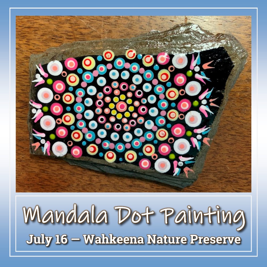 Mandala Dot Painting at Wahkeena Nature Preserve